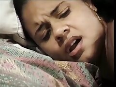 Horny banger gets her black hairy pussy