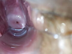 Pulsating climax inwards vagina