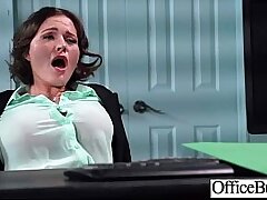 Sex In Office With Busty Mega-bitch