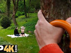 HUNT4K. Hunter Banging. Super hot sex