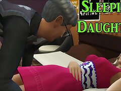 Dad Tearing up Sleeping Stepdaughter