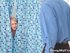 Pervy Step-son Fucks Hot Mommy Alice Chambers In The Bathroom