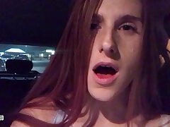 Sexy brunette loves to fuck for money -