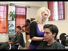 Cool Blonde Hairdresser Cougar