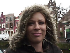 Horny Dutch blonde nubile with handsome screwed hard!