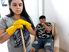 My bestie fucks the housemaid