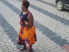 African plumper walking