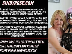 Both Sindy Rose fuckholes extremly well